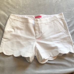 NWT Lilly Pulitzer Buttercup Shorts Resort White Size 16